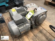 2 SEW Eurodrive Geared Motors, comprising 1.1kw and 1.5kw (please note there is a £5 plus VAT lift