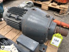 Brook Crompton Geared Motor, 3kw (please note there is a £5 plus VAT lift out charge on this lot)