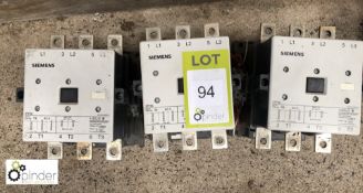 3 Siemens 3TF56 Relays (please note there is a £5 plus VAT lift out charge on this lot)