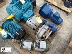 5 various Electric Motors (please note there is a £5 plus VAT lift out charge on this lot)