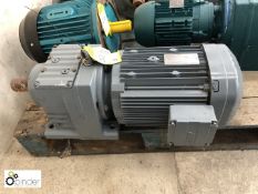 SEW Eurodrive Geared Motor, 4kw (please note there is a £5 plus VAT lift out charge on this lot)