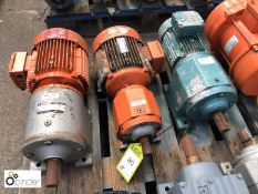 3 various Geared Motors (please note there is a £5 plus VAT lift out charge on this lot)