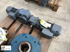 2 various Geared Motors, 0.55kw (please note there is a £5 plus VAT lift out charge on this lot)