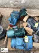 4 various Electric Motors (please note there is a £5 plus VAT lift out charge on this lot)