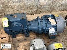 Radicon Gearbox, ratio 10:1, with Brook Crompton electric motor, 5.5kw (please note there is a £5