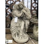Reconstituted Stone Statue “Young Lovers”