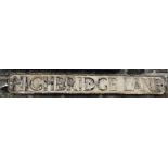 Aluminium Street Sign “Highbridge Lane”