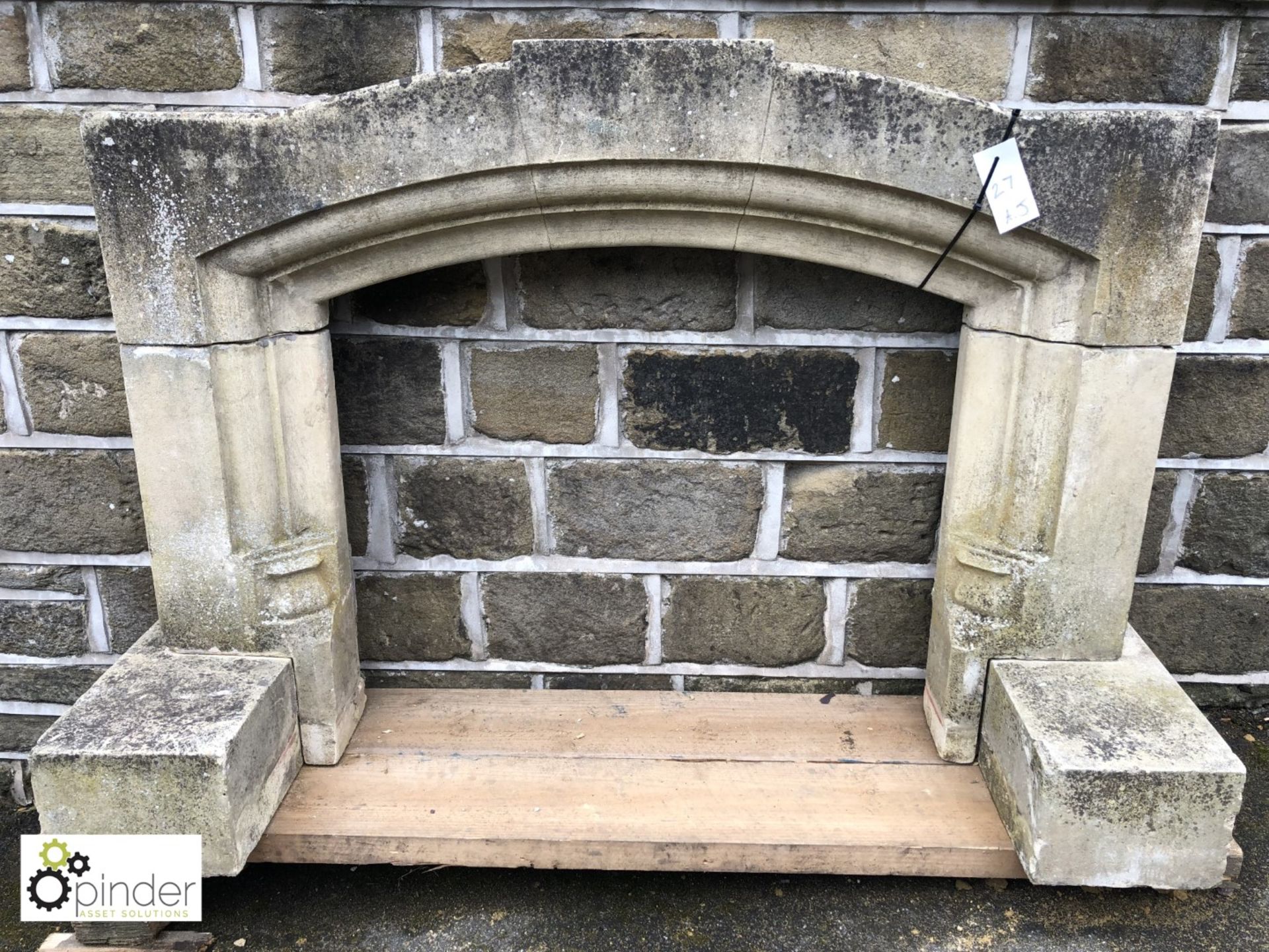 1920’s Minster Stone Fireplace, 1330mm wide x 980mm tall