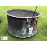 French antique copper Cauldron, 570mm diameter x