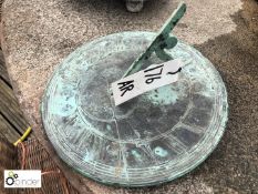 Bronze Sundial Plate, 265mm diameter