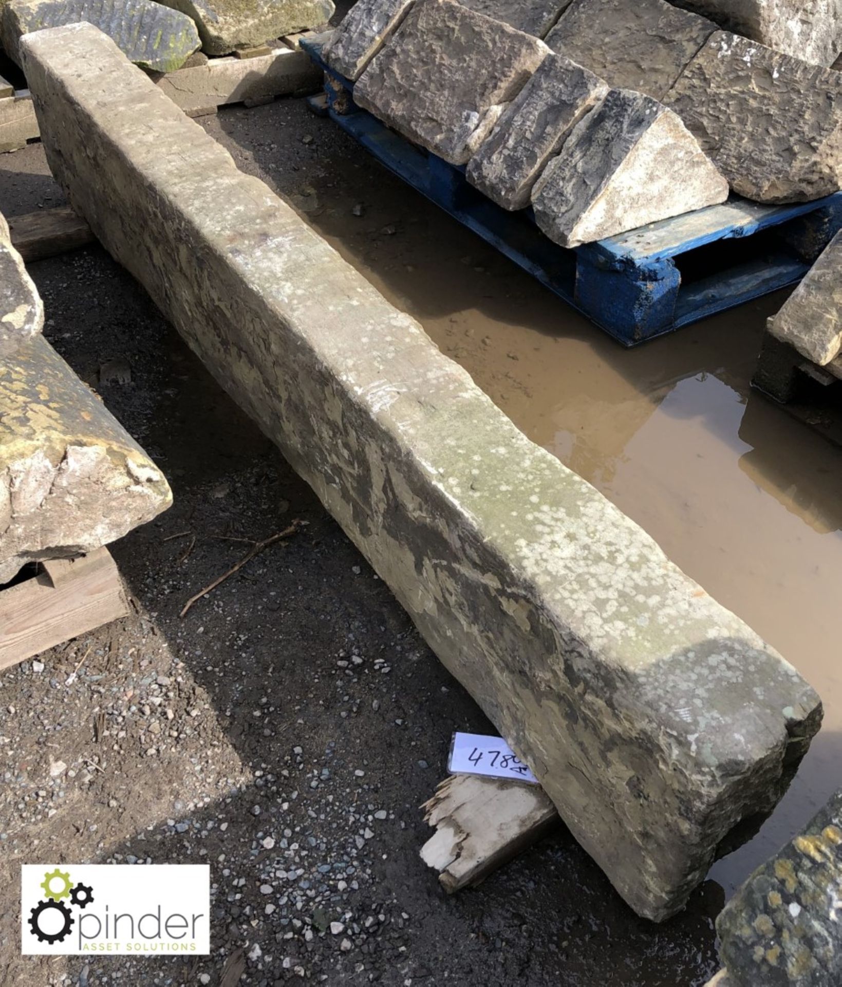 Large Yorkshire Stone Step, 1840mm x 250mm x 150mm - Image 2 of 3