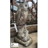 Reconstituted Stone Owl