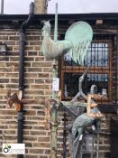 Victorian wrought iron Weather Vane, with copper c