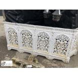 Cast iron Victorian Hallway Console Table Radiator Cover, 2700mm total width x 920mm tall