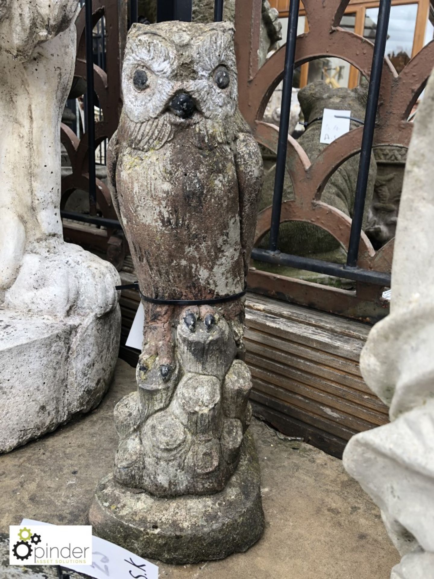 Reconstituted Stone Owl - Image 2 of 2