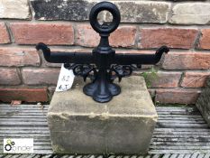 Cast iron double sided Boot Scraper on Yorkshire s