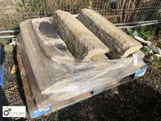 Approx 8 linear metres stone Ridge Tiles (please note this lot is located at The Yard, Woodhead