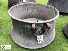 French antique copper Cauldron, 510mm diameter x