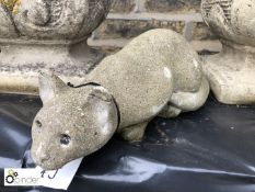 Reconstituted Stone Cat, mid 1900s