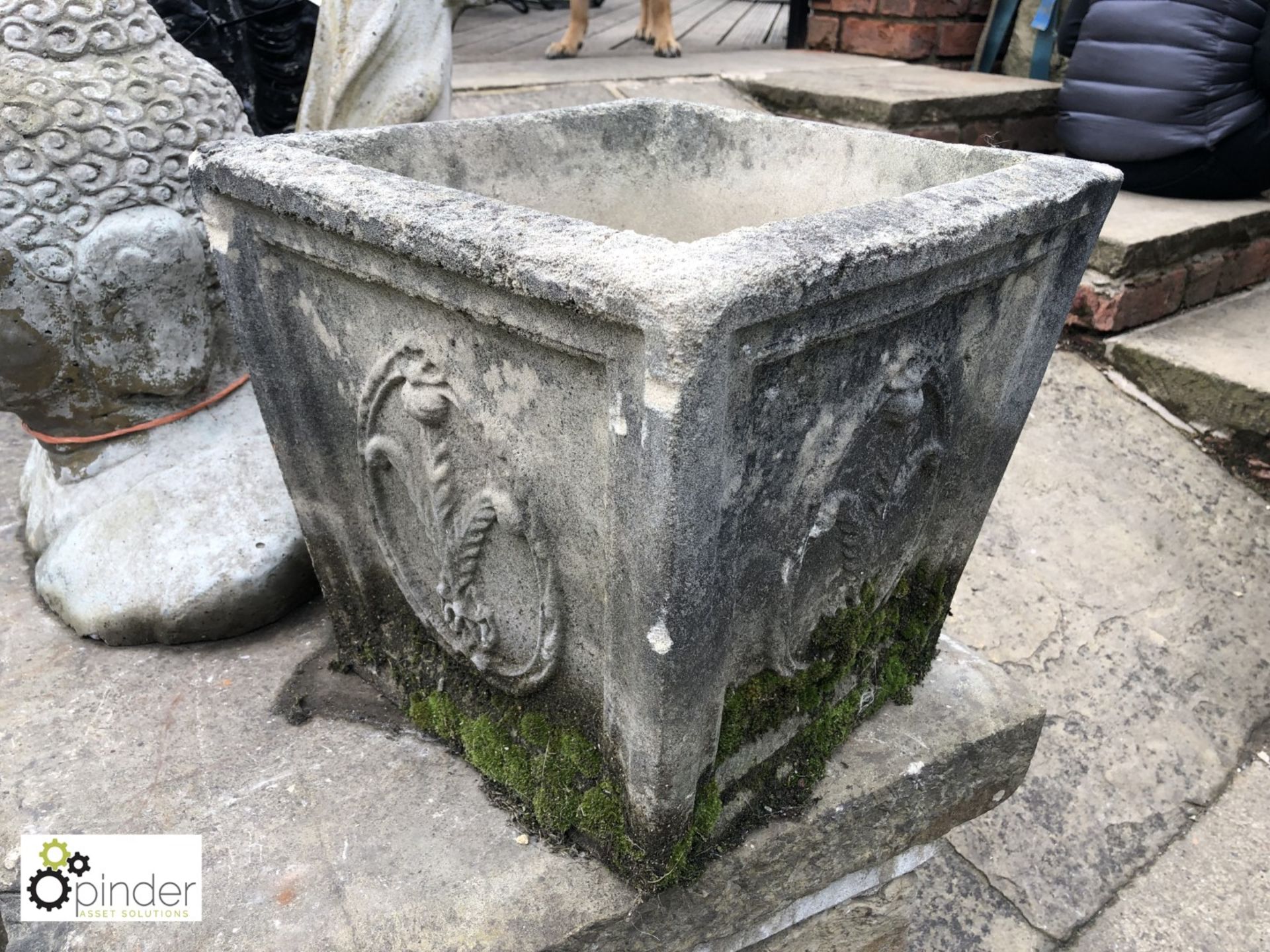 Reconstituted Stone Planter, mid 1900s