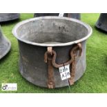 French antique copper Cauldron, 460mm diameter x