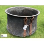 French antique copper Cauldron, 690mm diameter x