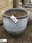 Galvanised Victorian Dolly/Peggy Tub