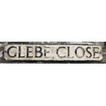 Aluminium Street Sign “Glebe Close”