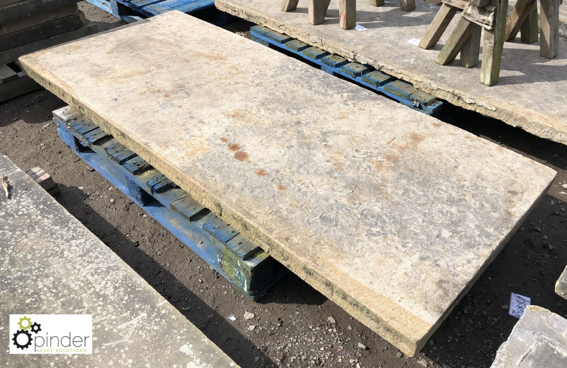 Large Yorkshire Stone Table Top/Hearth Flag, 2135mm x 895mm x 75mm