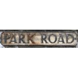 Aluminium Street Sign “Park Road”