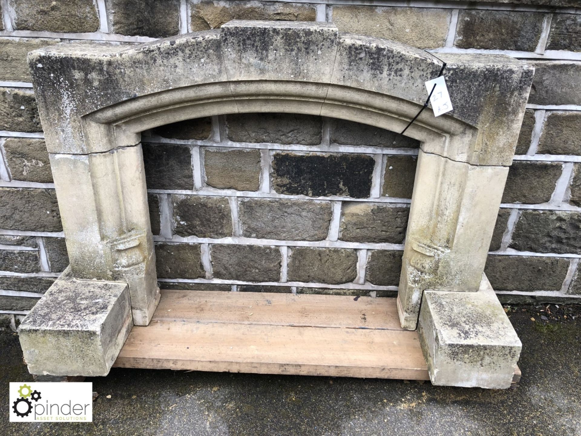 1920’s Minster Stone Fireplace, 1330mm wide x 980mm tall - Image 2 of 2