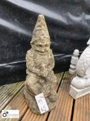 Reconstituted Seated Stone Gnome