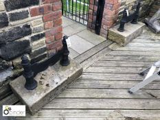 Pair of Victorian Gothic Boot Scrapers on Yorkshir
