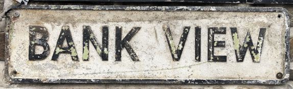 Aluminium Street Sign “Bank View”