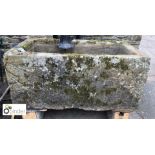 Large Yorkshire Stone Horse Well, 1420mm x 800mm x 640mm deep