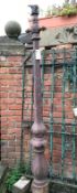 Cast iron Garden Lamp Post, attributed to Coalbrookdale