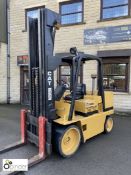 Caterpillar T125D Forklift Truck, 5700kg capacity, 6300mm triple mast, 3050mm closed height, 3rd and