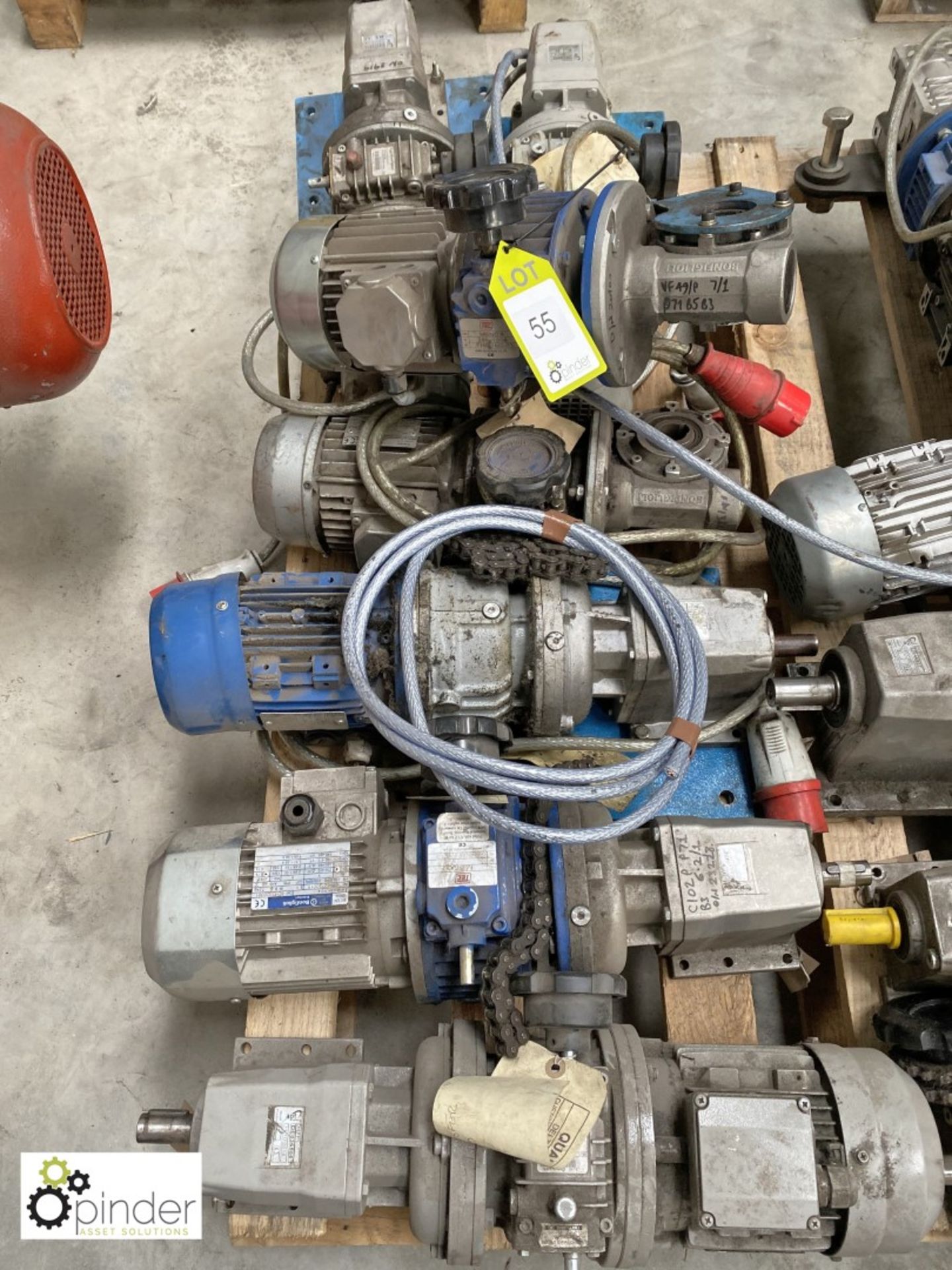 7 various Geared Motors