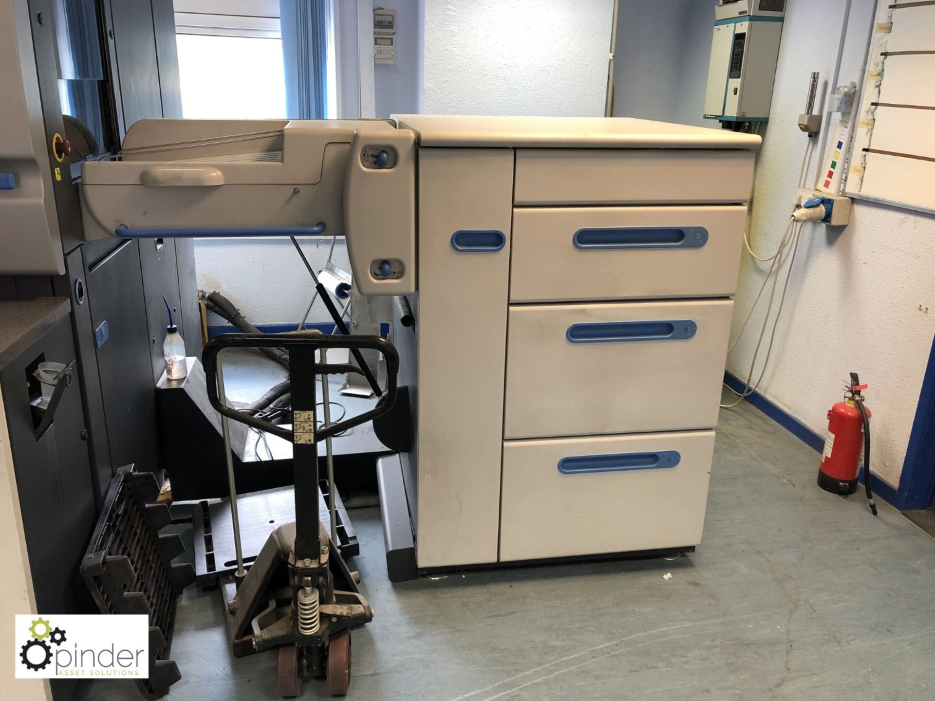 HP Indigo Press 5000, serial number 50798, with plate wash (please note removal of this lot is - Image 3 of 10