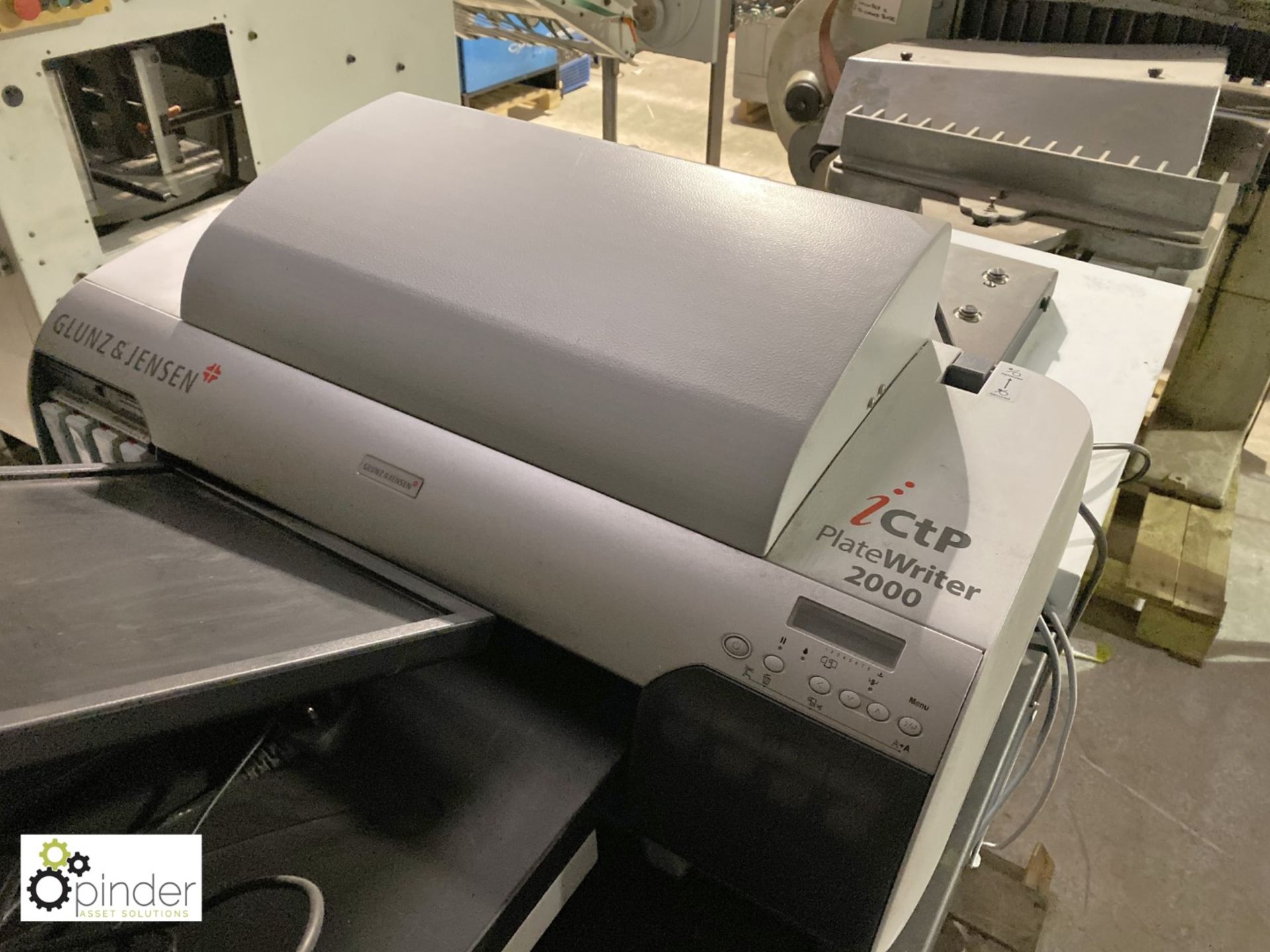 Glunz and Jensen iCtP Plate Writer 2000 Plate Maker, with PC drive (this lot is located in - Image 5 of 5