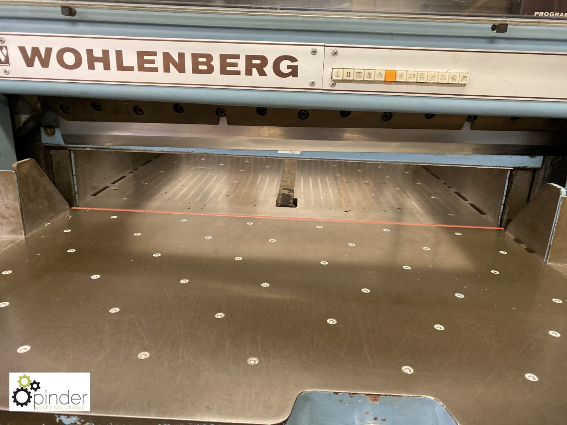 Wohlenberg 115 Guillotine, 1150mm, serial number 3024-059 (please note this lot is located in - Image 3 of 8