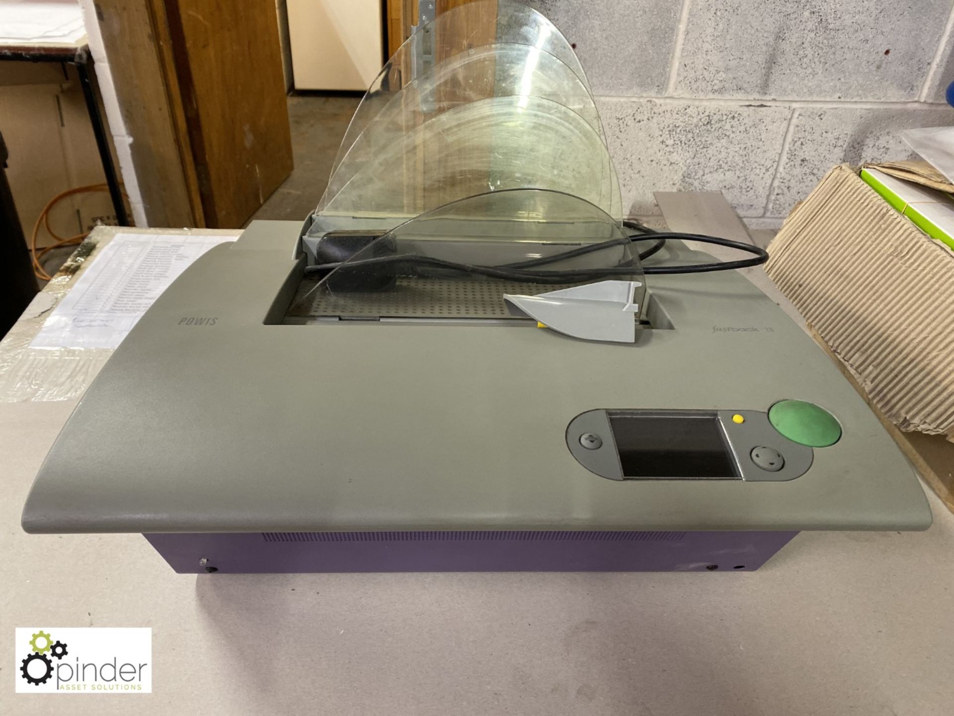 Powis Fastback 20E Desktop Perfect Binder (this lot is located in Penistone)