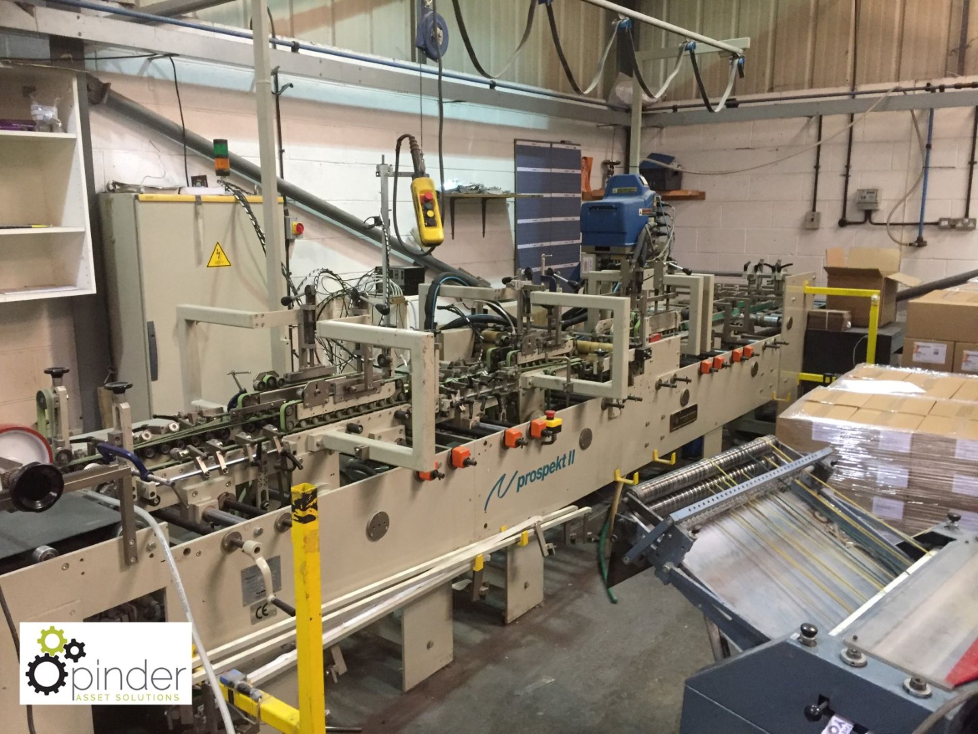 Inramik Box Folding and Gluing Line, serial number 716 (please note this lot is located in Ilkeston, - Image 2 of 12