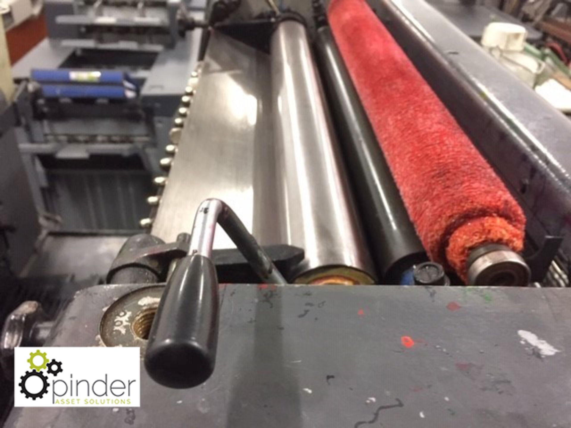 Heidelberg GTO52 ZP 2 Colour Offset Press, serial number 394 466, impressions – 54,984,889 (this lot - Image 5 of 10