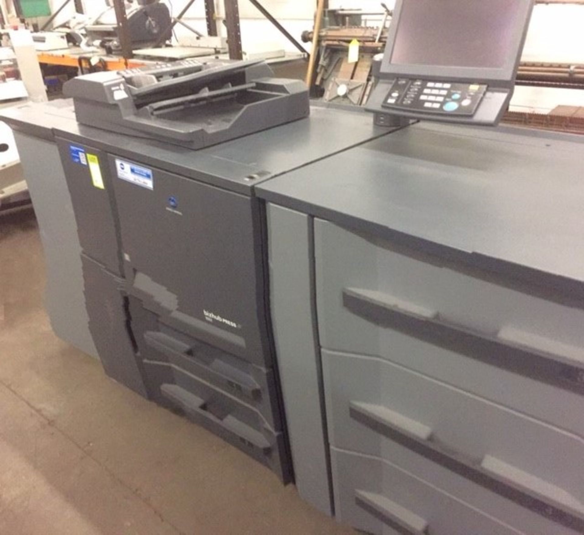 Konica Minolta Bizhub Press 1052 Digital Press, impressions – 1,246,600 (this lot is located in - Image 4 of 6