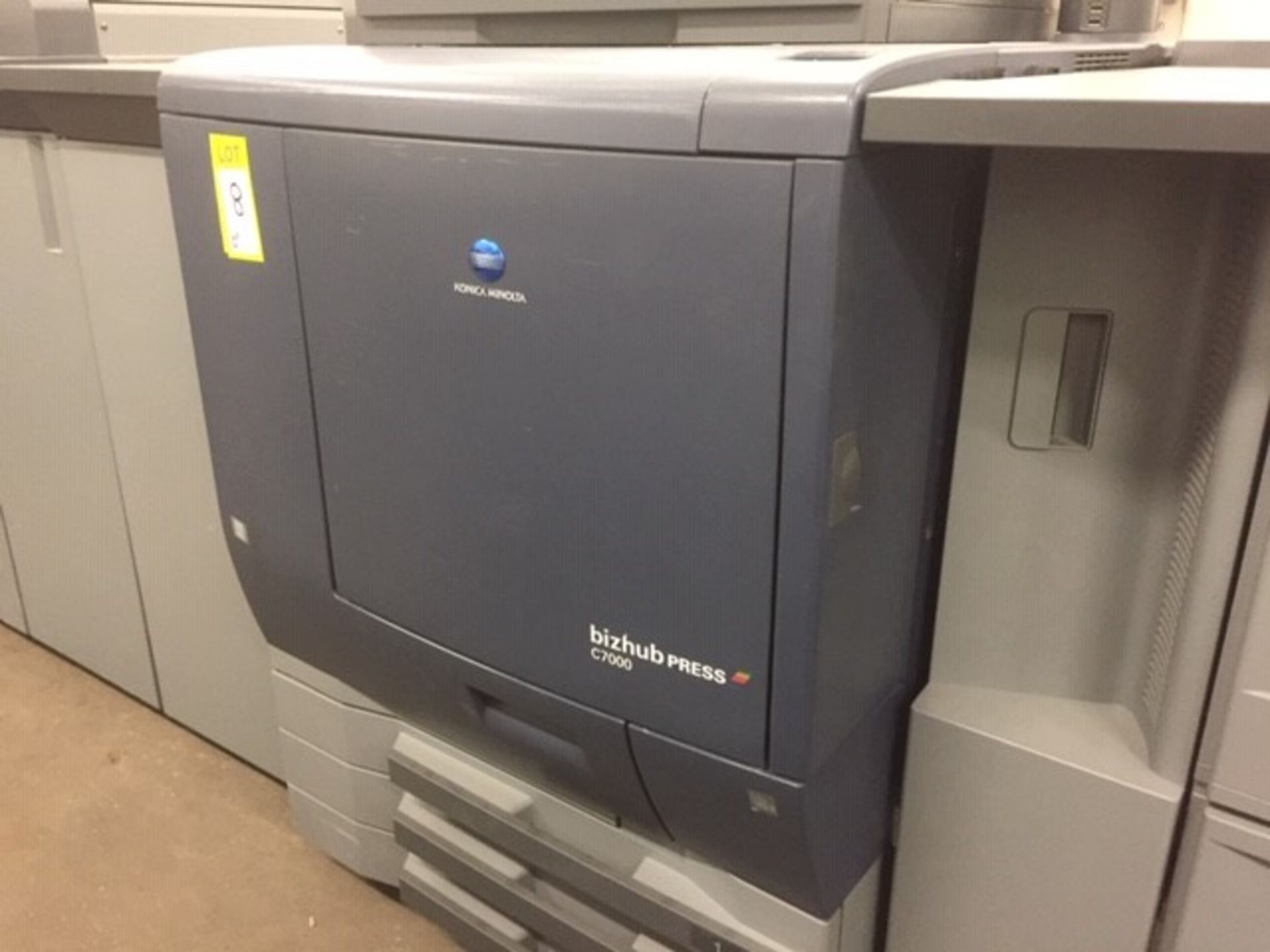 Konica Minolta Bizhub C7000 Digital Press, impressions – 411,797/45,717 (this lot is located in - Image 7 of 11