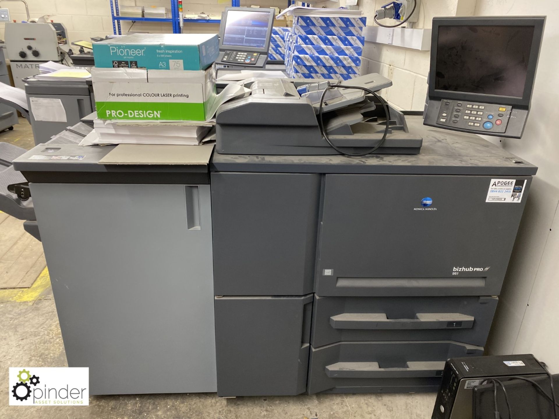 Konica Minolta Bizhub Pro 951 Digital Printer (please note this lot is located in Brighouse, viewing - Image 2 of 6