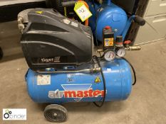 Airmaster Tiger 8/44 portable receiver mounted Compressor, 240volts (this lot is located in