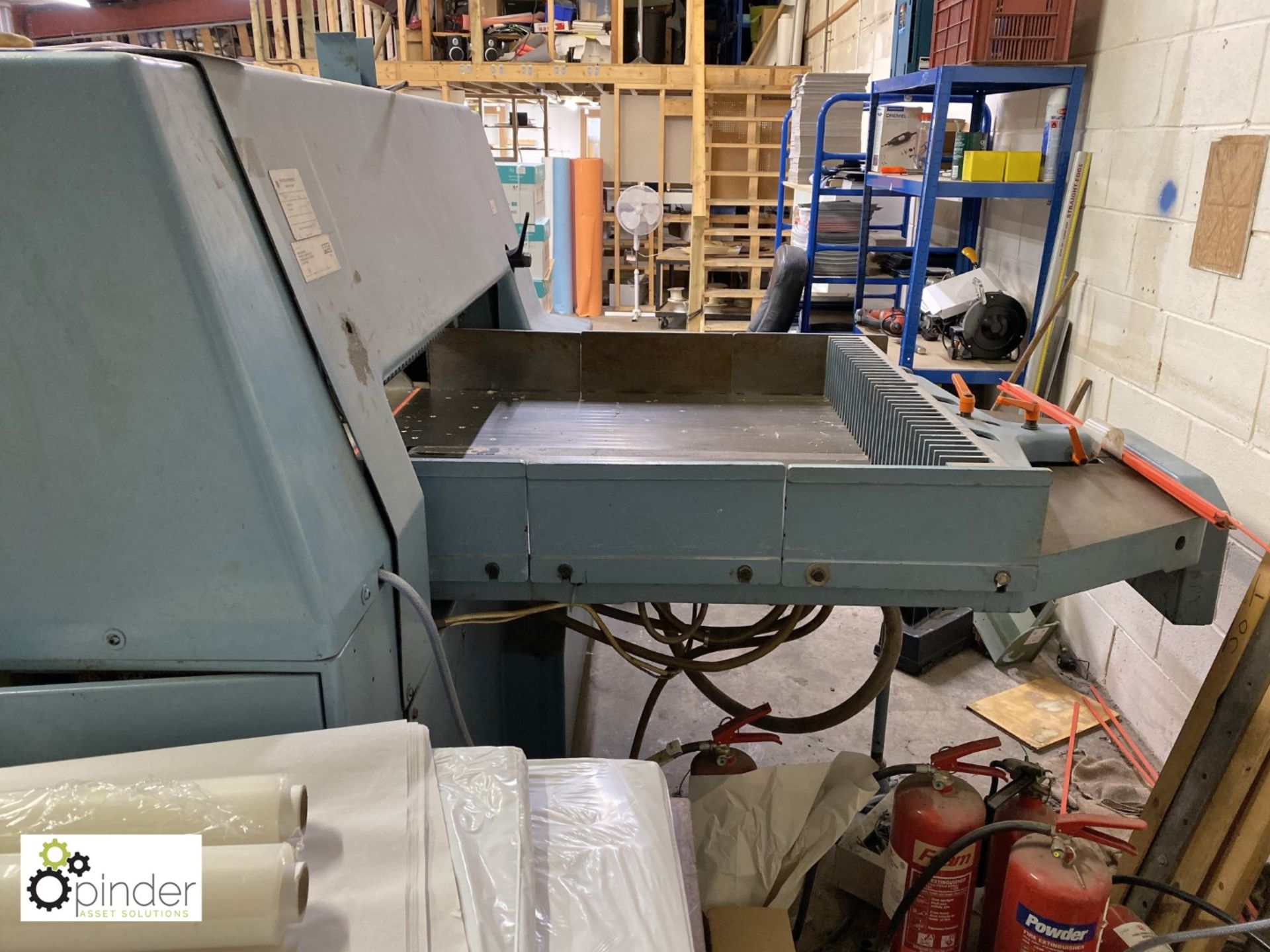 Wohlenberg 115 Guillotine, 1150mm, serial number 3024-059 (please note this lot is located in - Image 5 of 8