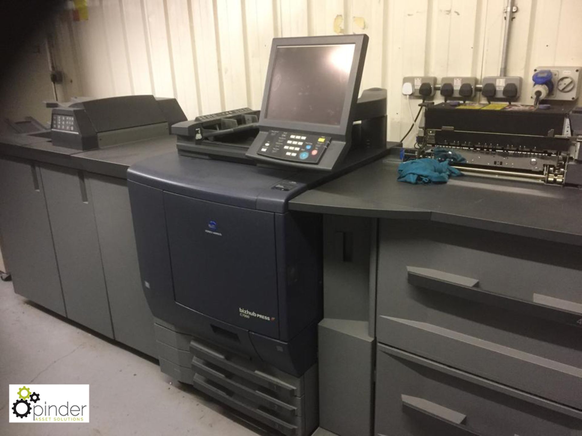 Konica Minolta Bizhub C7000 Digital Press, impressions – 411,797/45,717 (this lot is located in